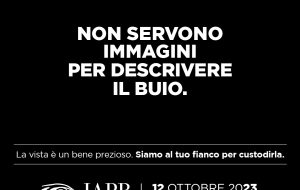 L’Unione Italiana dei Ciechi e degli Ipovedenti in piazza per la Giornata Mondiale della Vista