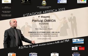Il maestro Pierluigi Camicia in concerto per la Stagione Artistica AGiMus di Francavilla Fontana