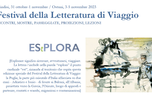 Tutto pronto a Brindisi ed Ostuni per il Festival della Letteratura di Viaggio