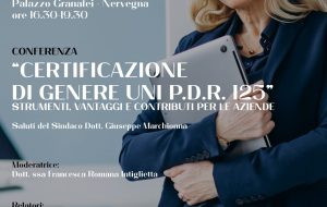 Stasera conferenza su “certificazione di genere uni pdr 125”