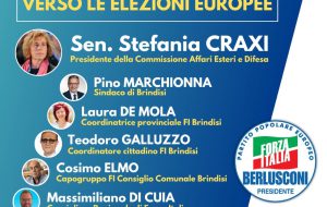 Forza Italia tra crescita e congressi, verso le Elezioni Europee: a Brindisi l’evento con la senatrice Stefania Craxi