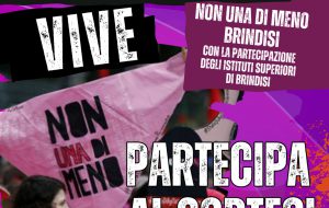 Lunedi 27 a Brindisi corteo per l’eliminazione della violenza sulle donne. Partenza alle 9 dal Tribunale