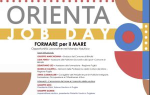 A Brindisi Job Day “Brindisi Orienta” sul tema “Formare Per Il Mare”