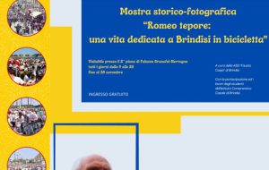 Dal 15 novembre a Palazzo Nervegna la mostra “Romeo Tepore: una vita dedicata a Brindisi in Bicicletta”