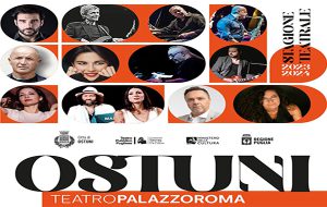 Ad Ostuni tutto pronto per la stagione di Teatro Palazzo Roma