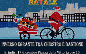 L’Inverno Errante tra Chiostro e Bastione: il 17 dicembre la Biciclettata natalizia