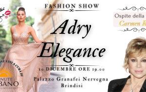 Domenica 10 la sfilata di moda dell’atelier Adry Elegance. Ospite Carmen Russo