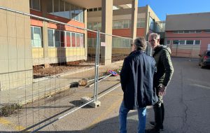 Lavori sospesi all’istituto Monnet di Ostuni: sopralluogo del consigliere provinciale Domenico Tanzarella.