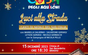 Casa degli Aquiloni: venerdì 15 dicembre il concerto “Luci alla strada”