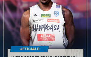 Happy Casa Brindisi ingaggia Frank Bartley IV
