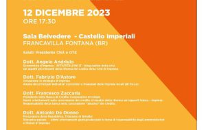 CNA: A Francavilla Fontana il convegno sulla responsabilità degli amministratori nella gestione del patrimonio