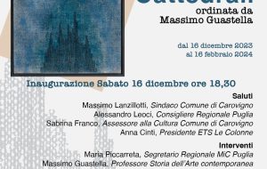 Sabato 16 dicembre si inaugura la mostra “Cattedrali” presso il Castello di Carovigno