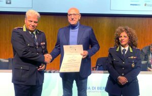 Polizia Locale: il comandante Orefice premiato a Bergamo