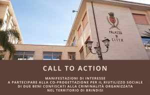 Brindisi: manifestazione di interesse per la gestione di due beni confiscati