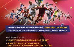 Uniti per lo Sport: Sabato 13 convegno e premiazione atleti delle società associate