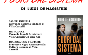 Luigi De Magistris presenta il suo libro “Fuori dal sistema” a Villa Castelli