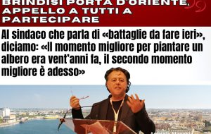 L’appello di Macchia: firmate la petizione “Brindisi Porta d’Oriente”