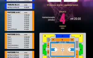 In vendita i biglietti per il match Brindisi-Tortona