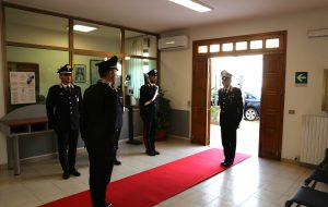 Il Comandante della Legione Carabinieri “Puglia” visita la Compagnia di Fasano