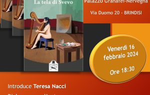 A Palazzo Granafei-Nervegna di Brindisi, Alessio Rega presenta “La tela di Svevo”