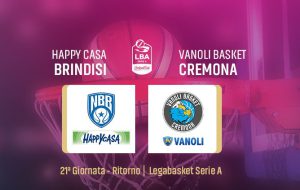 In vendita i biglietti per il match Happy Casa Brindisi-Cremona