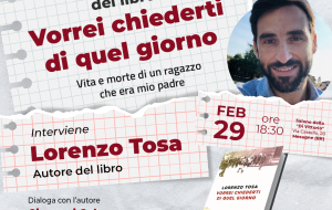 Lorenzo Tosa presenta a Mesagne il suo nuovo libro “Vorrei chiederti di quel giorno”