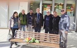 Restaurata la panchina intitolata a Dario Bresolin