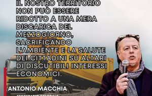 Macchia: «No all’ampliamento della discarica Formica, un appello alla responsabilità »