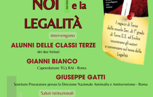 La legalità del noi: gli alunni di Torre ed Erchie incontrano il procuratore antimafia Gatti ed il giornalista Rai Bianco