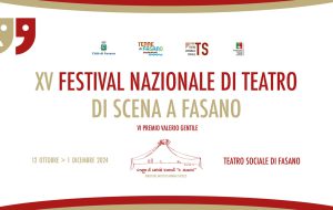 Festival teatrale “Di scena a Fasano”: online il bando della XV edizione
