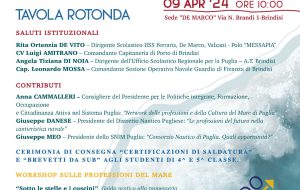 Settimana del Mare 2024: Martedì 9 tavola rotonda “Navigando verso il Futuro”