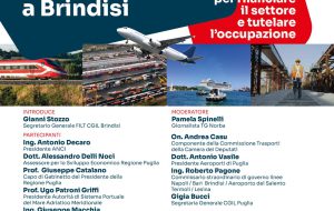 Lunedì 15 aprile a Brindisi tavola rotonda su PNRR, infrastrutture e trasporti