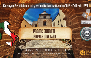 Pagine Erranti: 12 aprile convegno “Brindisi sede del governo italiano Settembre 1943- febbraio 1944” in occasione dell’ 80° anniversario”