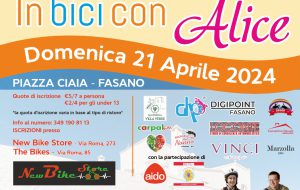 Torna a Fasano la ciclopasseggiata «In bici con Alice»