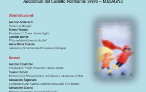Educhiamoci all’autismo: giovedì 11 aprile l’iniziativa pubblica al Castello di Mesagne