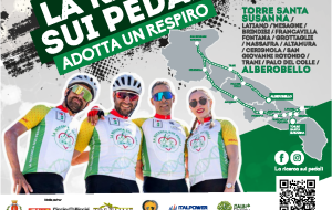 La Ricerca Sui Pedali – Adotta Un Respiro: il 25 a Brindisi la tappa del tour ciclistico solidale