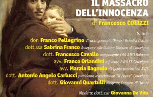Domenica 19 maggio a Carovigno l’evento “La violenza sui bambini da Erode ad oggi” con la presentazione del dramma “Il massacro dell’innocenza”