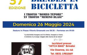 Iscrizioni in fermento per la XXXVII “Brindisi in bicicletta”