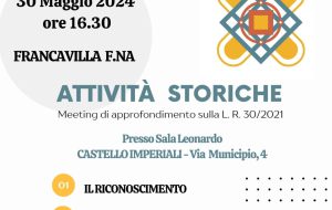 Confersercenti: Giovedì 30 Maggio a Francavilla meeting sulle attività storiche
