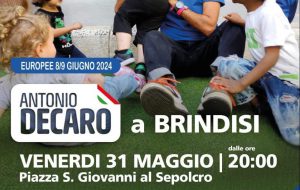 Antonio Decaro venerdì sarà a Brindisi