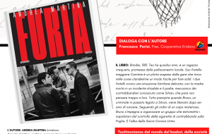 Pagine Erranti: venerdì 31 maggio Andrea Martina presenta Furia presso l’ex Scuole Pie