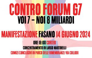 G7: disposizioni particolari per i cortei del 14 e 15 giugno