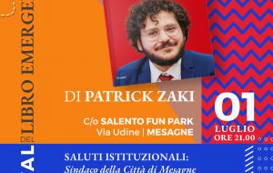 Patrik Zaki a Mesagne per il Festival del Libro Emergente
