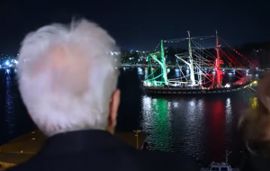 La cena del G7 in una Brindisi bellissima. Nell’articolo foto e video della serata da favola al Castello Svevo