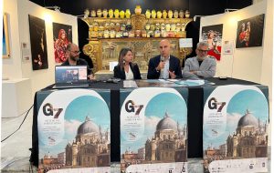 La mostra «G7: Sette secoli di arte italiana» presentata ai media