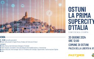 Fastweb farà di Ostuni la prima SuperCity d’Italia, una città intelligente potenziata dall’intelligenza artificiale