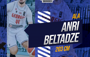 Dall’Aurora Brindisi un giovane georgiano per la Dinamo Brindisi: arriva Anri Beltadze