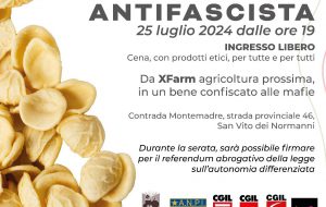 Il 25 luglio  Pastasciutta antifascista all’X Farm di San Vito dei Normanni