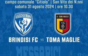 Brindisi FC, allenamento congiunto con il Toma Maglie