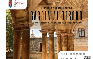 Caccia al tesoro per le famiglie nel Castello Dentice di Frasso di Carovigno: due appuntamenti nel mese di agosto